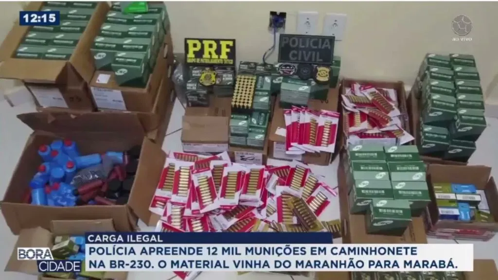 Imagem ilustrativa do vídeo: Dupla é presa com 11 mil munições em Marabá