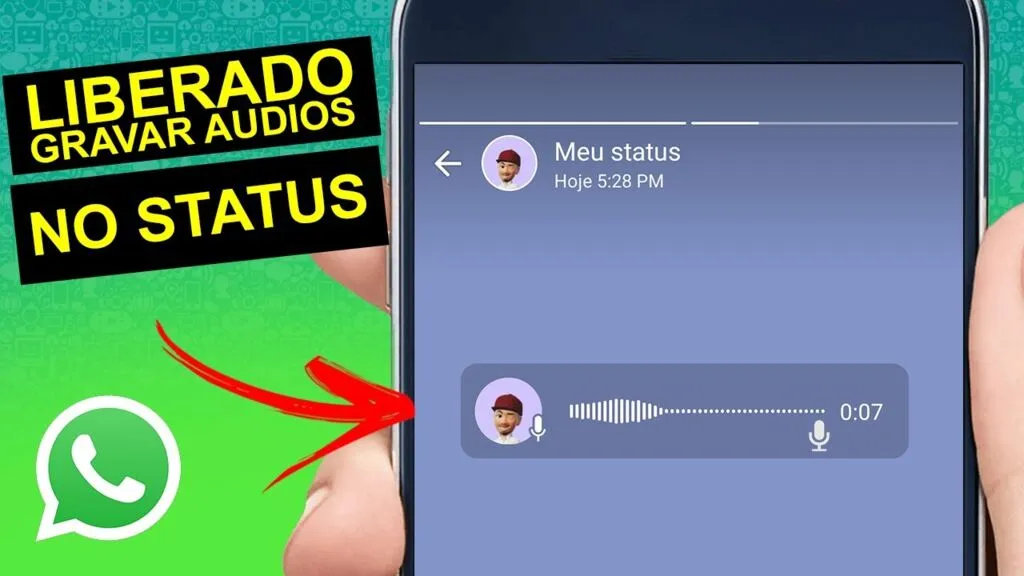 Imagem ilustrativa da notícia Atualização do WhatsApp permite gravar áudio no status 