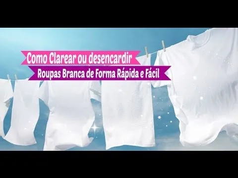 Imagem ilustrativa da notícia Infalível! Veja como tirar manchas de roupas brancas