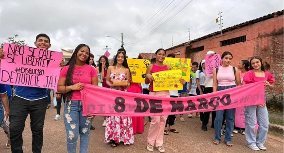 O percurso de aproximadamente três quilômetros percorreu a Avenida principal de Morada Nova e a Rua do Murumuru.