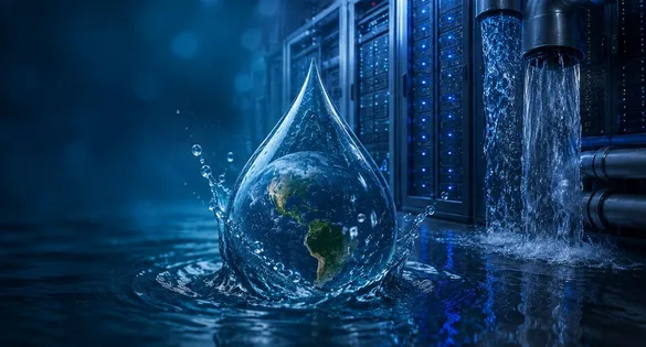 Infraestrutura que sustenta ferramentas de IA exige refrigeração constante e já consome bilhões de litros de água em todo o mundo