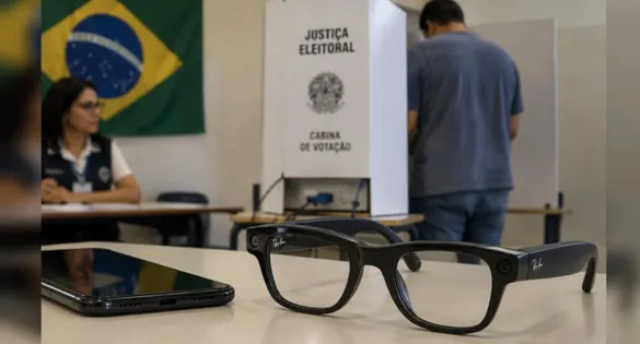 Regra vale para aparelhos com câmera ou gravação; recusa em entregar impedirá o eleitor de votar nas Eleições 2026.