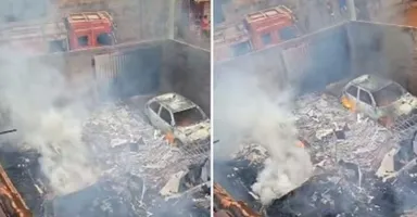 Imagem ilustrativa da notícia Incêndio destrói casa e carro no setor Planalto 1 em Redenção