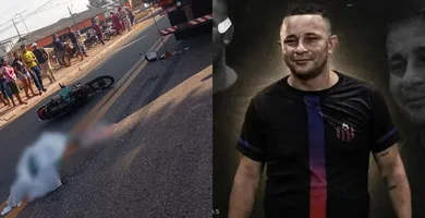 Imagem ilustrativa da notícia Trabalhador morre em colisão entre moto e caminhão na PA-263