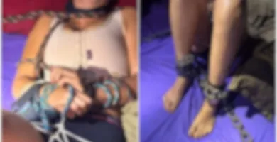 Imagem ilustrativa da notícia Mulher acorrentada por ex é salva após 5 dias em cárcere