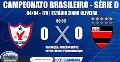 Imagem ilustrativa da notícia AO VIVO: Acompanhe aqui o jogo entre Águia de Marabá x Trem (AP)