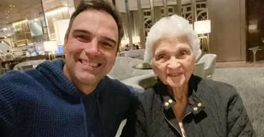 Imagem ilustrativa da notícia Tadeu Schmidt lamenta morte da mãe um mês após perder o irmão