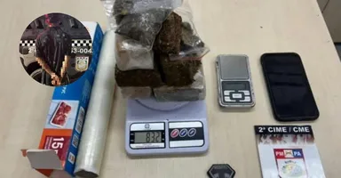 Imagem ilustrativa da notícia Operação da CIME apreende quase 1 kg de maconha e prende suspeito