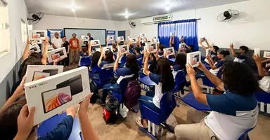 Imagem ilustrativa da notícia Revolução digital chega à sala de aula de escola do sul do Pará