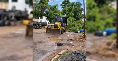 Imagem ilustrativa da notícia Temporal com rajadas de vento e granizo causa estragos em Xinguara