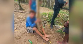 Imagem ilustrativa da notícia Jovem é preso após ameaçar a mãe com arma na zona rural