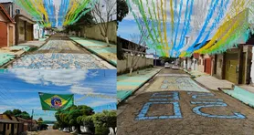Imagem ilustrativa da notícia Bairros de Conceição do Araguaia pintam as ruas de verde e amarelo