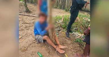 Imagem ilustrativa da notícia Jovem é preso após ameaçar a mãe com arma na zona rural
