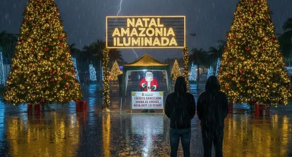 Uma nova data para a inauguração da programação natalina e o acendimento oficial das luzes será divulgada em breve