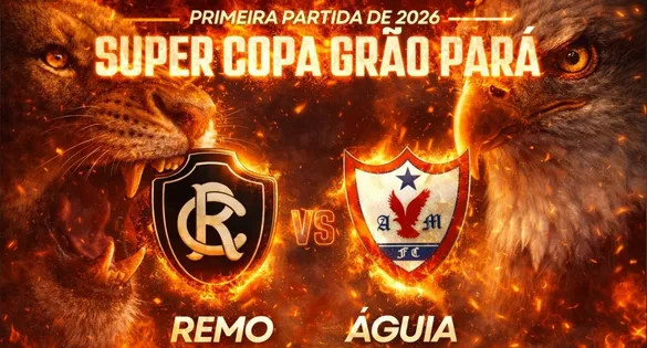 Após uma semana conturbada, o Águia enfrenta o Clube do Remo na tarde deste domingo (18) pelo título da Supercopa Grão Pará