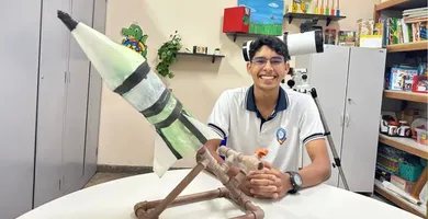Imagem ilustrativa da notícia Estudante de Marabá brilha em Astronomia e disputará seletiva para Olimpíada Internacional