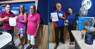 Imagem ilustrativa da notícia Conheça os ganhadores das promoções da Rádio Clube Marabá e FM 91