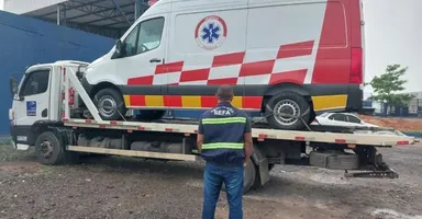 Imagem ilustrativa da notícia Veja: Sefa apreende ambulância de R$ 398 mil por irregularidade tributária